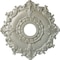 Ekena Millwork Riley Ceiling Medallion (Fits Canopies up to 4 5/8"), 18"OD x 3 1/2"ID x 1 1/2"P, Flash Copper CM18RLFCS - alternate 1